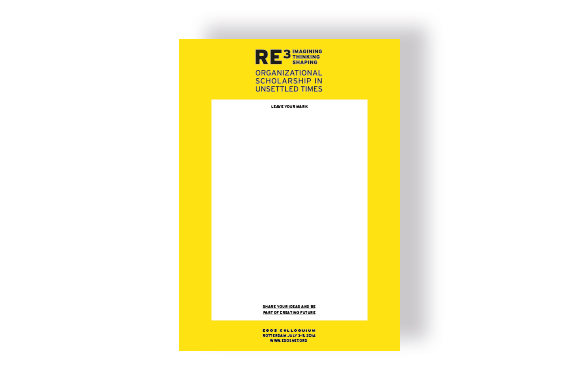 erasmus university congrex egos colloquium concept design print