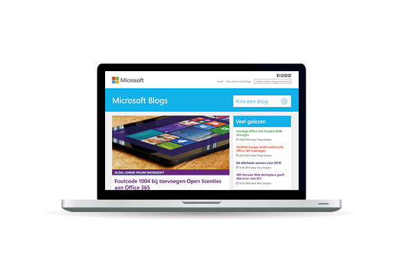 microsoft blogs design online
